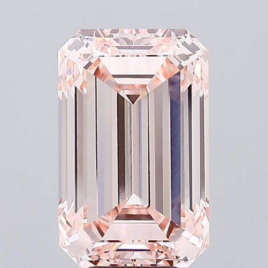 9.59ct Emerald Lab Grown Diamond (Colour Fancy Intense Pink, Clarity VVS2, IGI Certified)