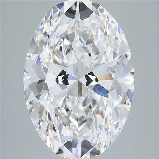 9.99ct Oval Lab Grown Diamond (Colour E, Clarity IF, IGI Certified)
