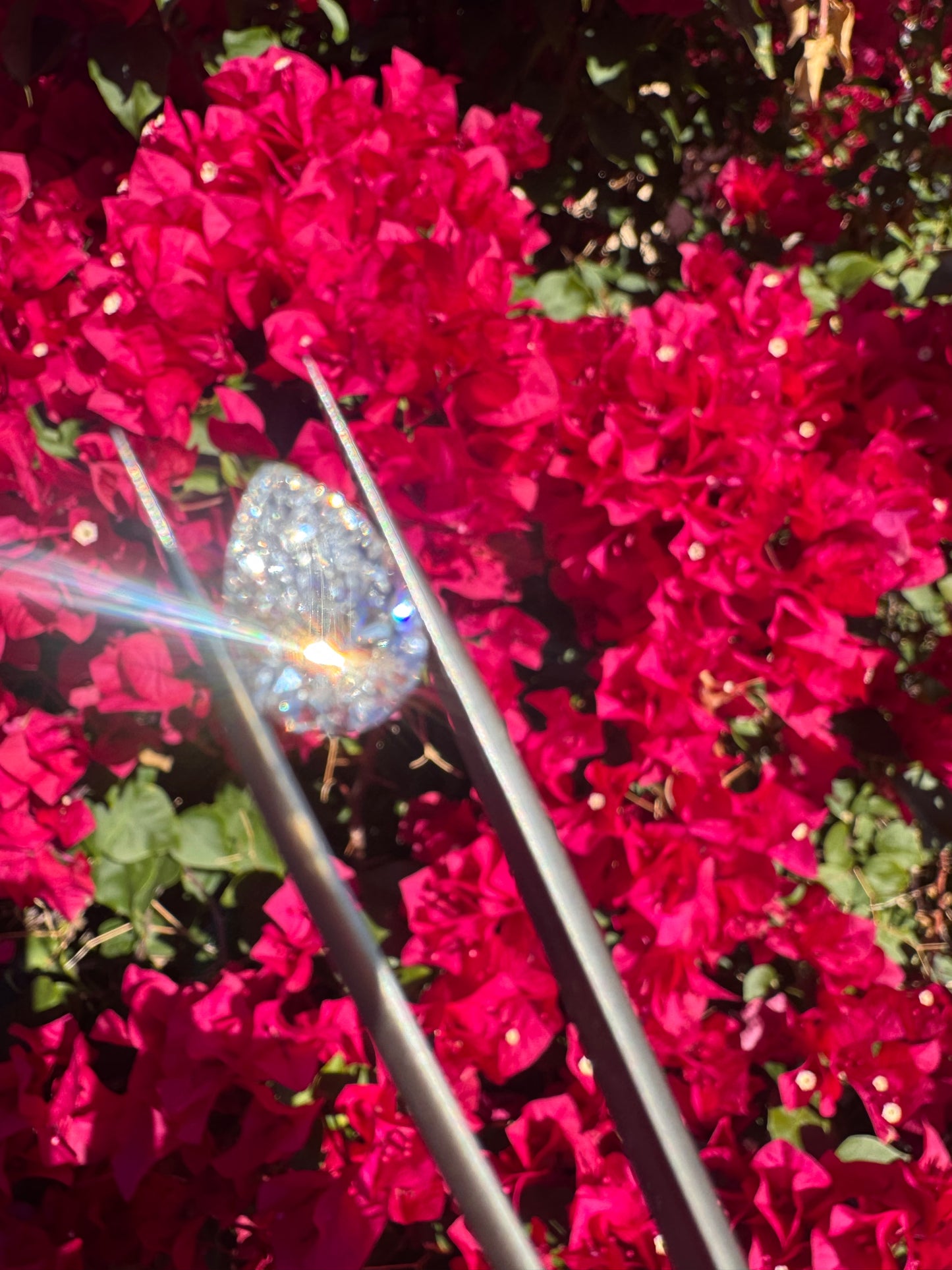 3.08 ct Pear Lab Grown Diamond E VVS2 1.5 ratio