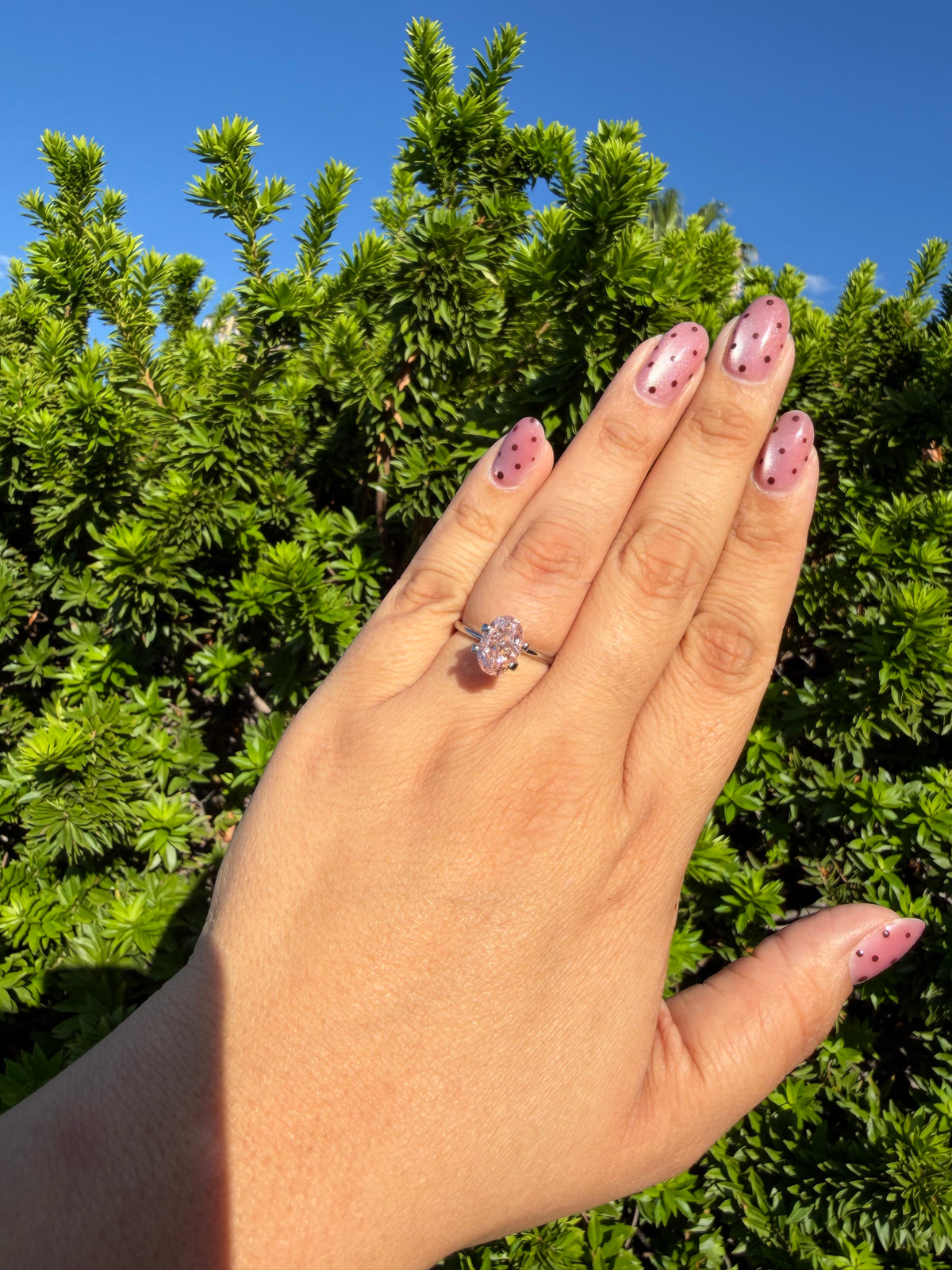 Oval 3ct Fancy Intense Pink SI1 - Loose Diamond