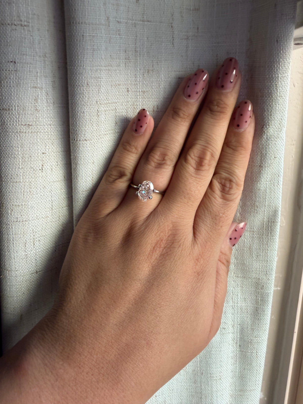 Oval 3ct Fancy Intense Pink SI1 - Loose Diamond