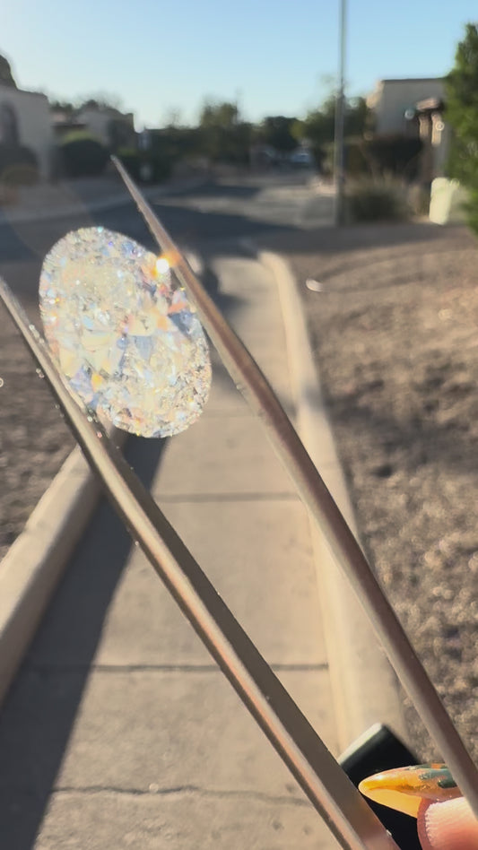 Oval 4.37ct F VS1 - FREE SHIPPING